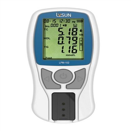 Bedste kvalitet Triple-in-one Lipid Monitor HDL LDL Triglycerider Kolesterol