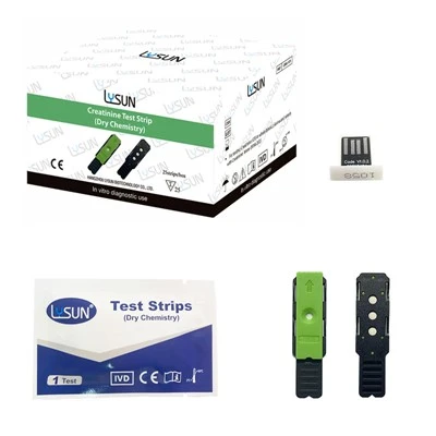 Hangzhou Lysun kreatintin teststrimler til nyrefunktionsanalyse Meter Poct Analyzer Strips